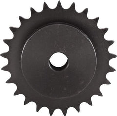 U.S. Tsubaki - 13 Teeth, 3/4" Chain Pitch, Chain Size 60, Plain Bore Sprocket - 3/4" Bore Diam, 3.134" Pitch Diam, 3.49" Outside Diam - Caliber Tooling