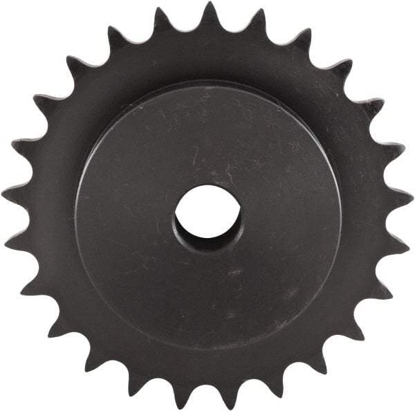 U.S. Tsubaki - 32 Teeth, 5/8" Chain Pitch, Chain Size 50, Plain Bore Sprocket - 3/4" Bore Diam, 6-3/8" Pitch Diam, 6.72" Outside Diam - Caliber Tooling