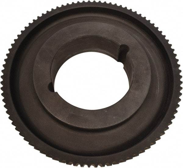 Continental ContiTech - 40 Tooth, 90" Inside x 1.26" Outside Diam, Synchronous Belt Drive Sprocket Timing Belt Pulley - 0.472" Belt Width, 8" Pitch Diam, Cast Iron, 1610TL Bushing - Caliber Tooling