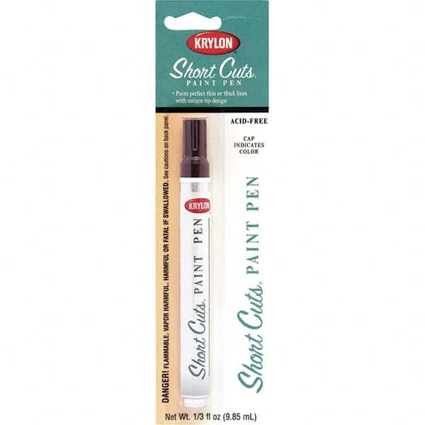 Krylon - 0.33 oz Espresso Gloss Finish Paint Pen - Pen, Direct to Metal, 549 gL VOC Compliance - Caliber Tooling