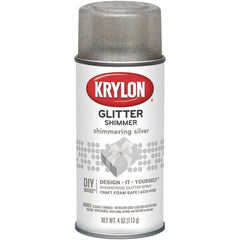 Krylon - Shimmering Silver, Glitter, Craft Paint Spray Paint - 4 oz Container - Caliber Tooling