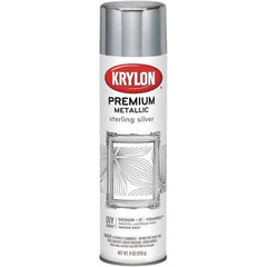 Krylon - Sterling Silver, Gloss, Metallic Spray Paint - 8 oz Container - Caliber Tooling