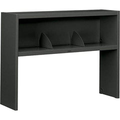 Hon - 48" Long x 34-3/4" High x 13-1/2" Deep, Kneespace Credenza - Charcoal (Color), High-Pressure Laminate/Steel - Caliber Tooling