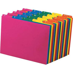 Pendaflex - 8-1/2 x 11" 25 Tabs, Unpunched, Preprinted Divider - Assorted Color Tabs, Assorted Folder - Caliber Tooling