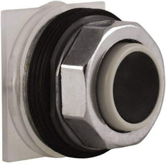 Schneider Electric - 30mm Mount Hole, Extended Straight, Pushbutton Switch Only - Black Pushbutton, Momentary (MO) - Caliber Tooling