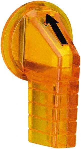 Schneider Electric - 30mm, Amber, Selector Switch Gloved Hand Knob - For Use with 9001K Selector Switches and Harmony 9001K/SK/KX Pushbuttons - Caliber Tooling