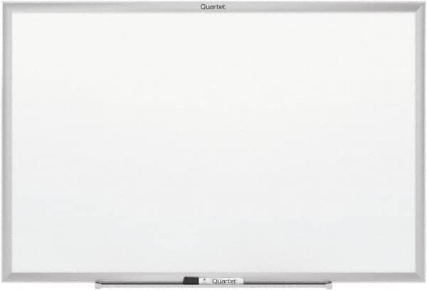 Quartet - 48" High x 96" Wide Magnetic Dry Erase Board - Steel, Includes Z-Bracket - Caliber Tooling