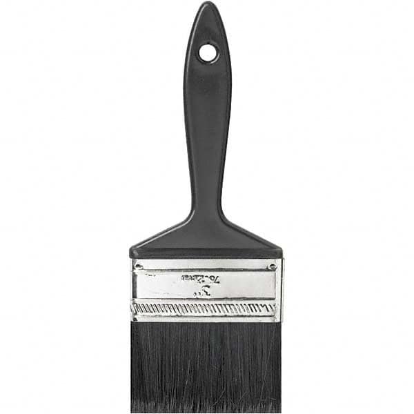 Rubberset - 3" Flat Synthetic Trim Brush - Plastic Thin Beavertail Handle - Caliber Tooling