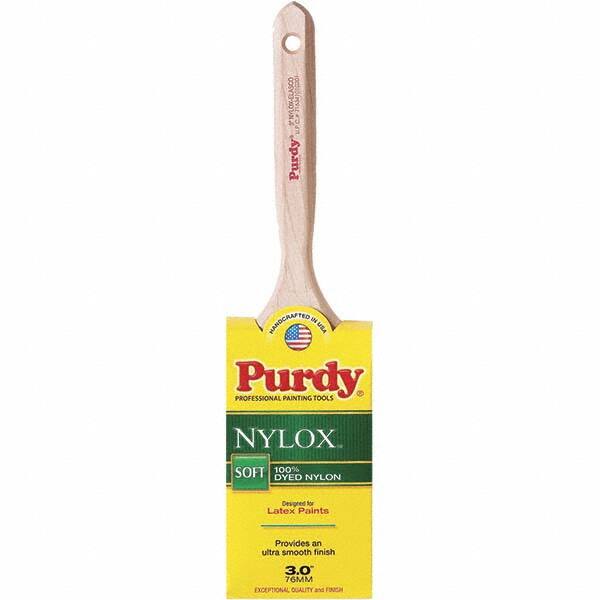 Purdy - 3" Flat Synthetic Trim Brush - Wood Fluted Handle - Caliber Tooling