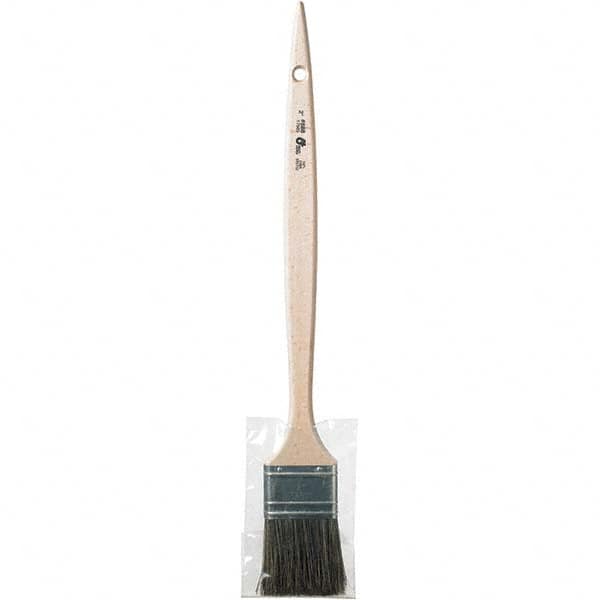 Bestt-Liebco - 15" Angled Hog Bent Radiator Brush - Wood Bent Radiator Handle - Caliber Tooling