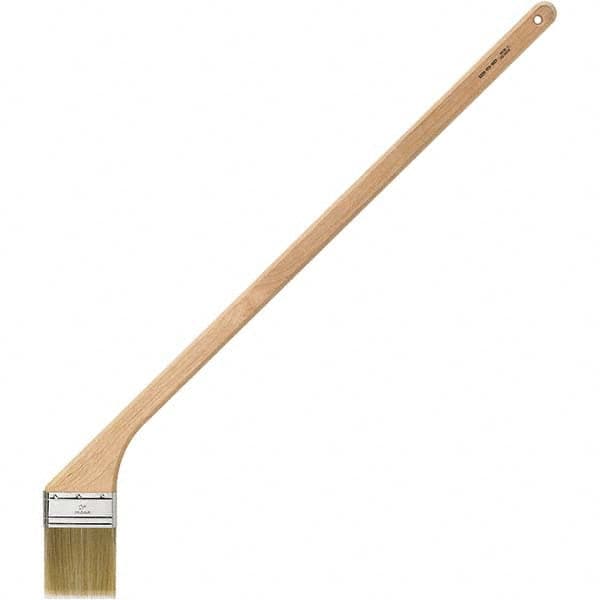 Bestt-Liebco - 3" Angled Synthetic Hockey Stick Brush - Wood Hockey Stick Handle - Caliber Tooling