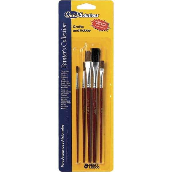 Bestt-Liebco - 1/2" Bristle & Sable Artist's Paint Brush - Caliber Tooling