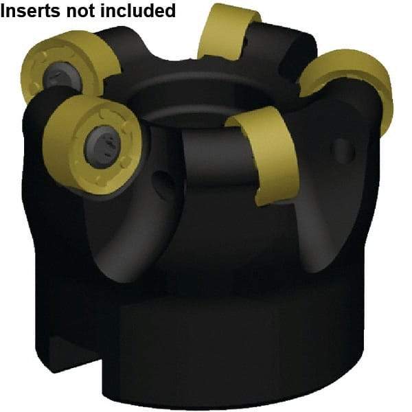 Kennametal - 111mm Cut Diam, 3.96mm Max Depth, 1-1/2" Arbor Hole, 8 Inserts, RN_J1605M0__ Insert Style, Indexable Copy Face Mill - RODEKA 16 Cutter Style, 14,800 Max RPM, 2 High, Through Coolant, Series Rodeka - Caliber Tooling