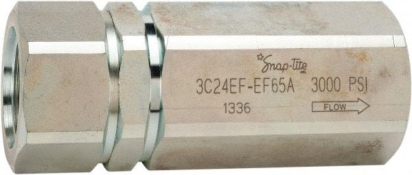 Parker - 125 GPM 1-1/2-11-1/2 Inlet Steel Hydraulic Control Valve - 3,000 psi, 2-1/2" Wide x 6-1/2" Long - Caliber Tooling