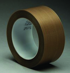 List 5451 1/2" x 36 yds PTFE Glass Cloth Tape - Brown - Caliber Tooling