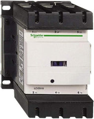 Schneider Electric - 3 Pole, 115 Coil VAC at 50/60 Hz, 115 Amp at 440 VAC, Nonreversible IEC Contactor - Bureau Veritas, CCC, CSA, CSA C22.2 No. 14, DNV, EN/IEC 60947-4-1, EN/IEC 60947-5-1, GL, GOST, LROS, RINA, RoHS Compliant, UL 508, UL Listed - Caliber Tooling