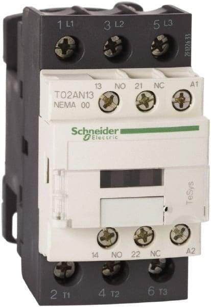 Square D - 3 Pole, 480 Coil VAC, 9 Amp NEMA Contactor - Open Enclosure - Caliber Tooling