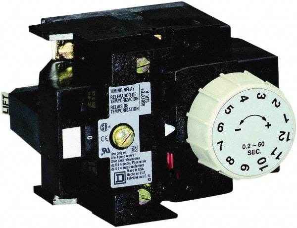 Square D - 8 Inch Long x 5 Inch Wide x 4 Inch High, NEMA Relay Timer Module Attachment - For Use With Pneumatic Timer Relay - Caliber Tooling