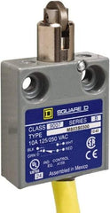 Square D - SPDT, NC/NO, 240 VAC, Prewired Terminal, Roller Plunger Actuator, General Purpose Limit Switch - 1, 2, 4, 6, 6P NEMA Rating, IP67 IPR Rating, 80 Ounce Operating Force - Caliber Tooling