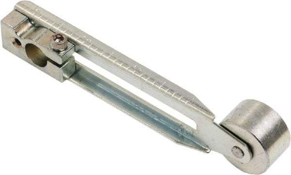 Square D - 0.88-4 Inch Long, Steel Body, Limit Switch Lever Arm - Iron Roller, For Use with Limit Switches - Caliber Tooling