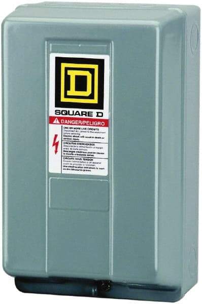 Square D - 1 NEMA Rated, 3 Pole, Electrically Held Lighting Contactor - 400 A (Tungsten), 208 VAC at 60 Hz - Caliber Tooling