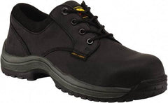 Dr. Martens - Men's Size 7 Medium Width Composite Work Shoe - Black, Leather Upper, Rubber Outsole, 4-1/2" High, Hot Weather, Non-Slip, Electrostatic Dissipative (ESD) - Caliber Tooling