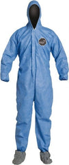 Dupont - 25-Pack Size 2XL Film Laminate General Purpose Coveralls - Exact Industrial Supply