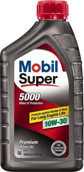 Mobil - 1 Quart Conventional Oil - Grade 10W-30 - Caliber Tooling