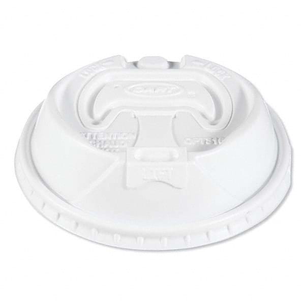 DART - Optima Reclosable Lids for Paper Hot Cups for 10-24 oz Cups, White, 1000/Carton - Caliber Tooling