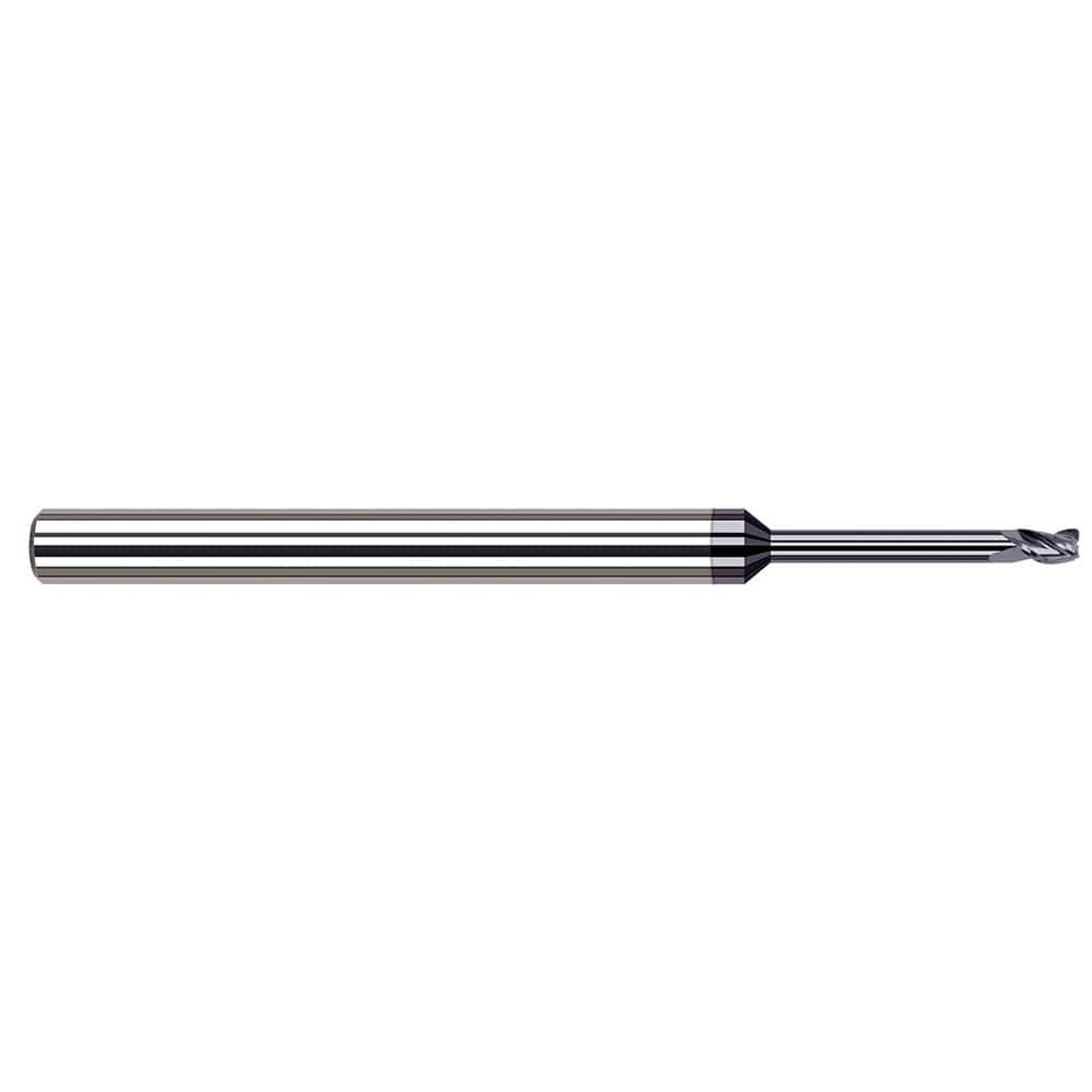 Corner Radius End Mill: 3/16″ Dia, 0.285″ LOC, 0.02″ Radius, 4 Flutes, Solid Carbide 3″ OAL, 3/16″ Shank Dia, 34 ° Helix, AlTiN Nano Coated, Corner Radius End, Centercutting