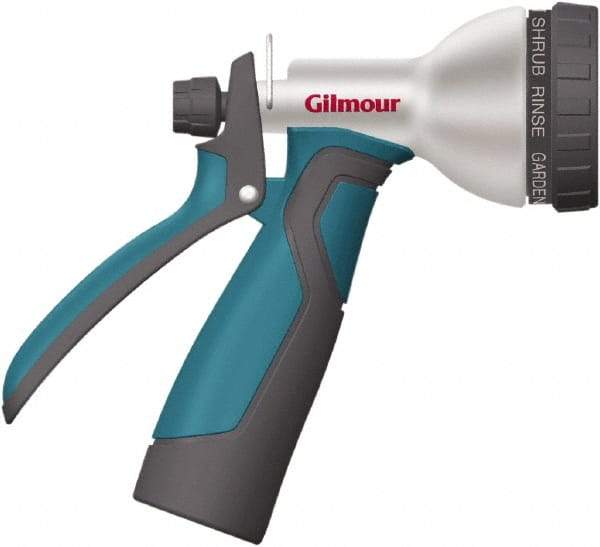 Gilmour - Garden Hose Rear Trigger Watering Nozzle - Aluminum, Zinc - Caliber Tooling