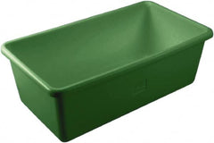 Remco - 149 Gal, 500 Lb Load Capacity Green Polyethylene Tote Container - Nesting, 46.8" Long x 26-1/2" Wide x 16.9" High - Caliber Tooling