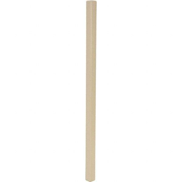 Vestil - 48" Long, Plastic Corner Protectors - Beige - Caliber Tooling