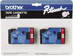 Brother - 1/2" Wide x 300" Long, Clear Tape Cassette - For Label Maker - Caliber Tooling