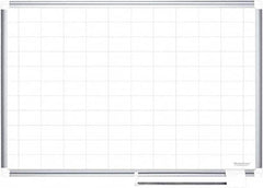 MasterVision - 36" High x 48" Wide Magnetic Dry Erase Calendar - Steel - Caliber Tooling