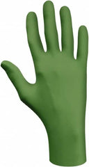 SHOWA - Size S, 4 mil, Industrial Grade, Powder Free Nitrile Disposable Gloves - Exact Industrial Supply