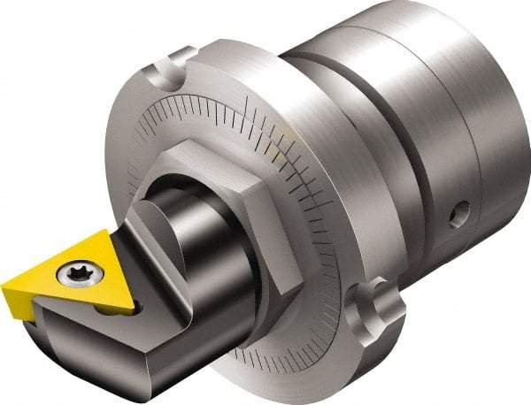 Sandvik Coromant - Right Hand Cut, 25.2mm Min Bore Diam, Boring Cartridge - R/L148C (A) Insert, 25.15mm OAL, 90° Lead Angle - Caliber Tooling