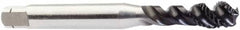 Sandvik Coromant - M6x1.00 Metric 3 Flute 6HX Modified Bottoming Spiral Flute Tap - Solid Carbide, CoolTop Finish, 3.1496" OAL, Right Hand Flute, Right Hand Thread, Series CoroTap 300 - Caliber Tooling