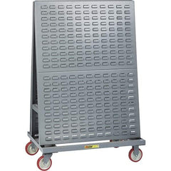 Little Giant - 1,200 Lb Capacity Multi-Purpose Lean Tool Cart - 24" Wide x 60" Deep x 56" High, Steel, Gray - Caliber Tooling