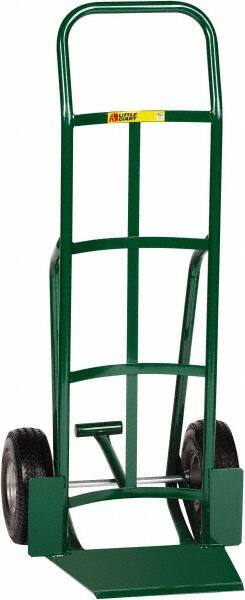 Little Giant - 600 Lb Capacity 47" OAH Hand Truck - Continuous Handle, Steel, Flat-Free Microcellular Foam Wheels - Caliber Tooling