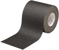 Ability One - Black Solid Color Anti-Slip Vinyl Tape - 6" Wide x 60' Long x 0.028" Thick, General Traffic - Caliber Tooling