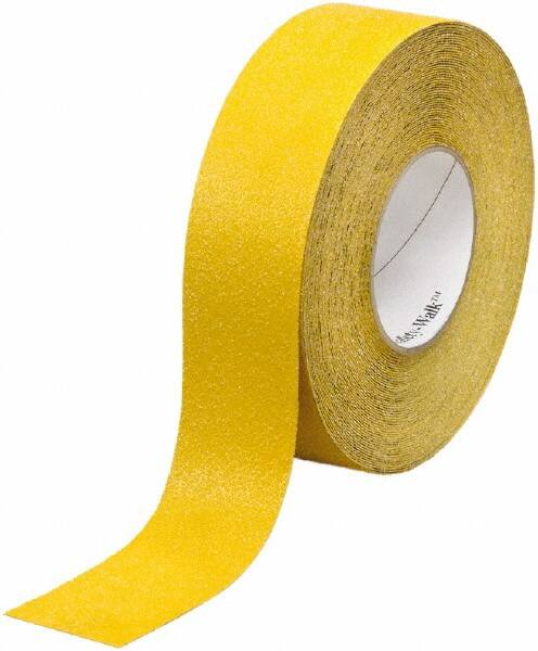 Ability One - Black Solid Color Anti-Slip Vinyl Tape - 1" Wide x 60' Long x 0.036" Thick, General Traffic - Caliber Tooling