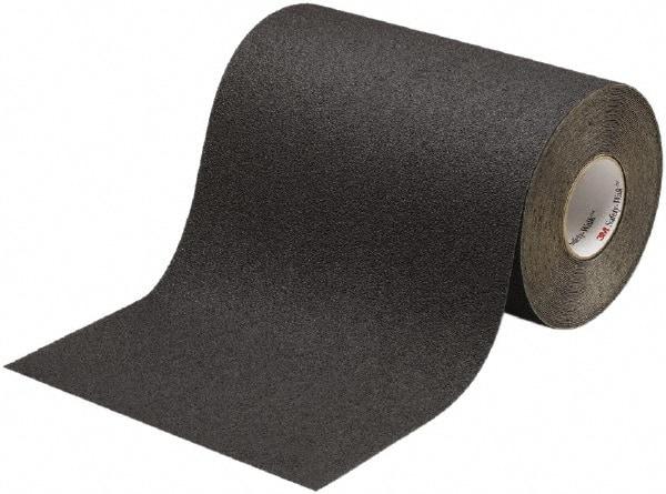 Ability One - Black Solid Color Anti-Slip Vinyl Tape - 36" Wide x 60' Long x 0.045" Thick, General Traffic - Caliber Tooling