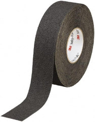 Ability One - Black Solid Color Anti-Slip Vinyl Tape - 1" Wide x 60' Long x 0.045" Thick, General Traffic - Caliber Tooling