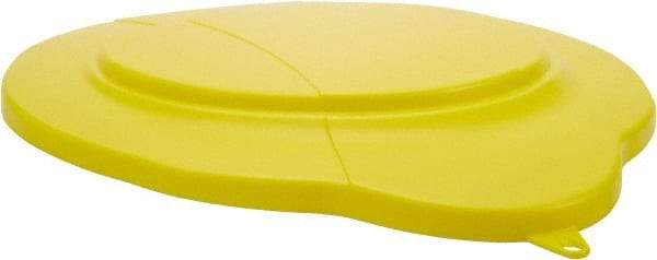 Vikan - 5 Gal Polypropylene Pail Lid - Yellow, For Use with Vikan 5 Gal Pail - Caliber Tooling