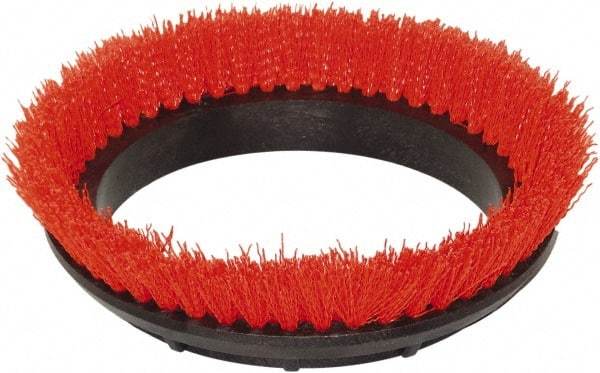 Bissell - Scrubbing Brush - 12" Machine, Orange Pad, Polyester - Caliber Tooling