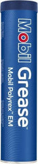 Mobil - 13.7 oz Cartridge Polyurea High Temperature Grease - Blue, High Temperature, 350°F Max Temp, NLGIG 2, - Caliber Tooling