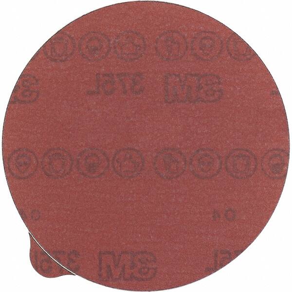 3M - 5" Diam, 240 Grit Aluminum Oxide Adhesive PSA Disc - Very Fine Grade, Reddish Brown, Film Backing, Flexible, Use with Random Orbital Sanders - Caliber Tooling