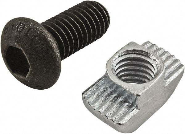 80/20 Inc. - Open Shelving Button Head Socket Cap Screw - 18mm Long, Use with 45 Series - Caliber Tooling