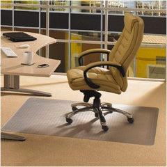 Floortex - 36" Long x 48" Wide, Chair Mat - Rectangular, Straight Edge Style - Caliber Tooling